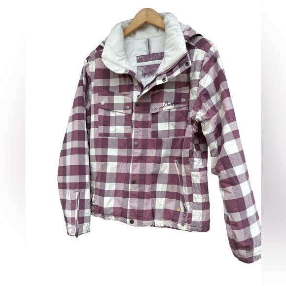 Burton Jackets & Coats Burton Womens Geo32 Snowboard Plaid Jacket